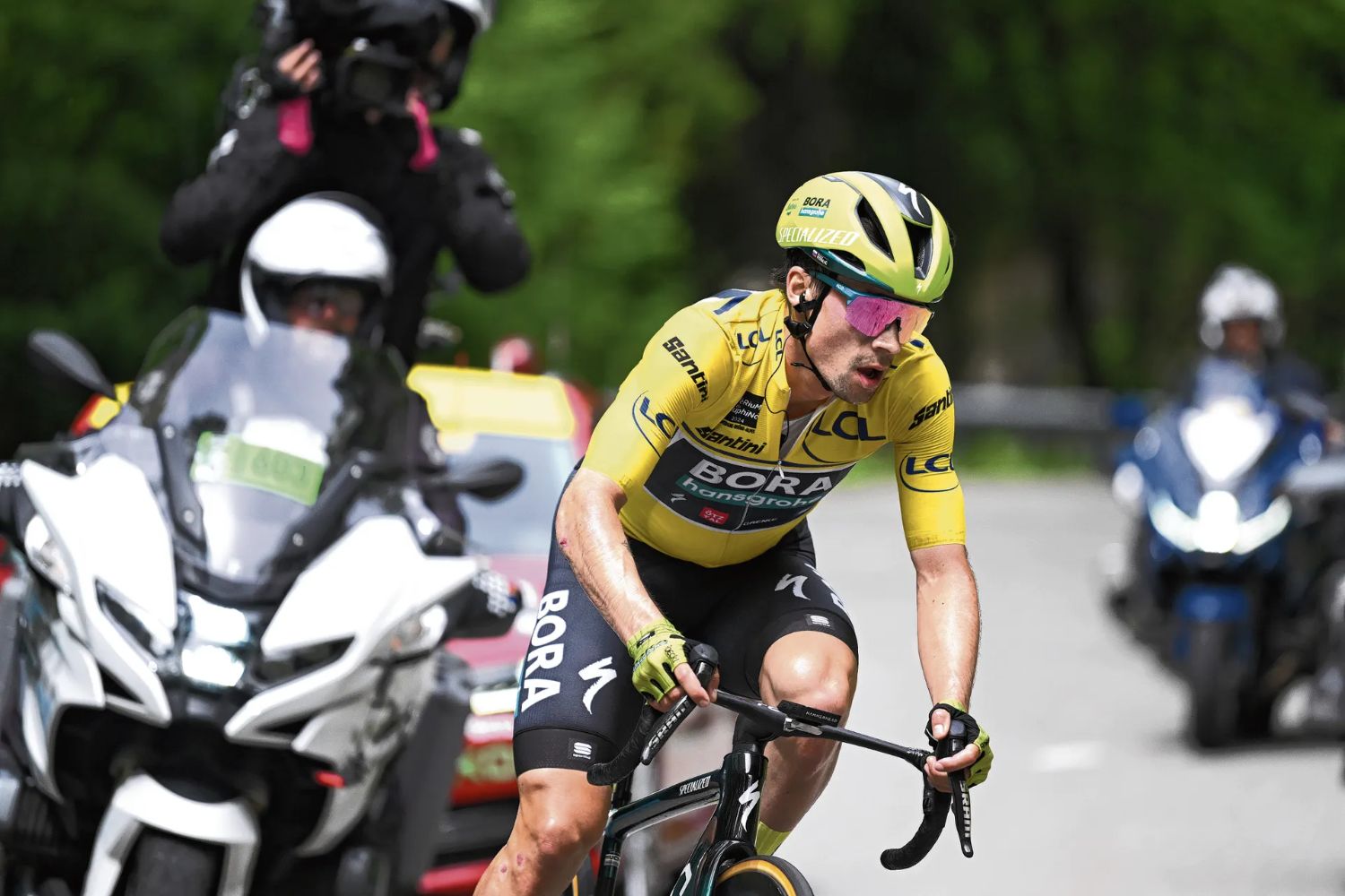 Favorieten gele trui Tour de France 2024 - Roglic