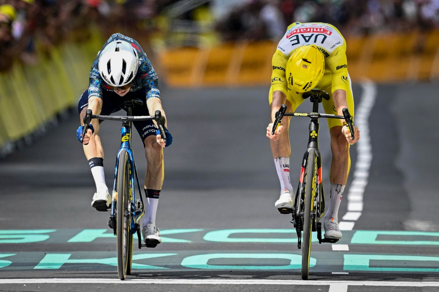 Tour de France 2024 Pogacar versus Vingegaard